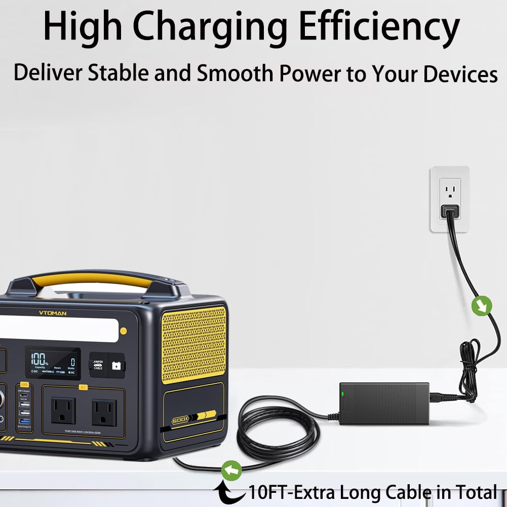 Amazon.com: 19V AC/DC Adapter Compatible with VTOMAN Jump 600X